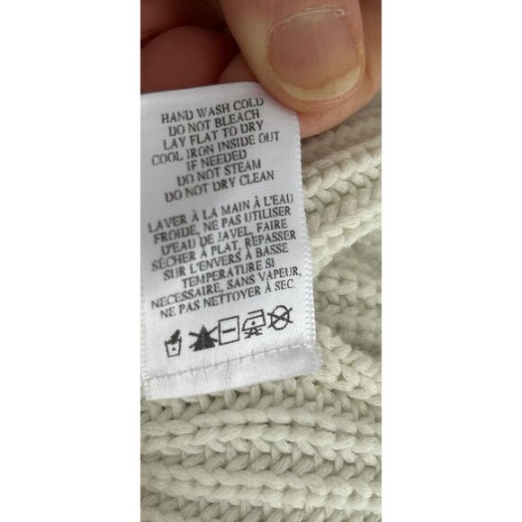 A.L.C. Elinor Tie-Dye Sweater Knit Cropped Crewneck Size Large - Picture 11 of 11